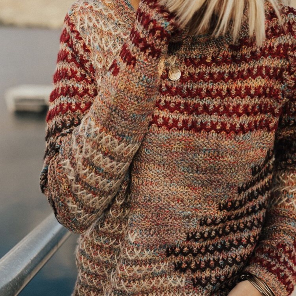 NWT NEVER WORN Stitched Sweater